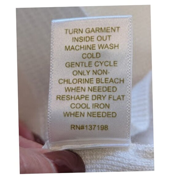 House of Harlow 1960 x Revolve White Knit Varsity Sweater & Skirt Set – Size M - Picture 14 of 15